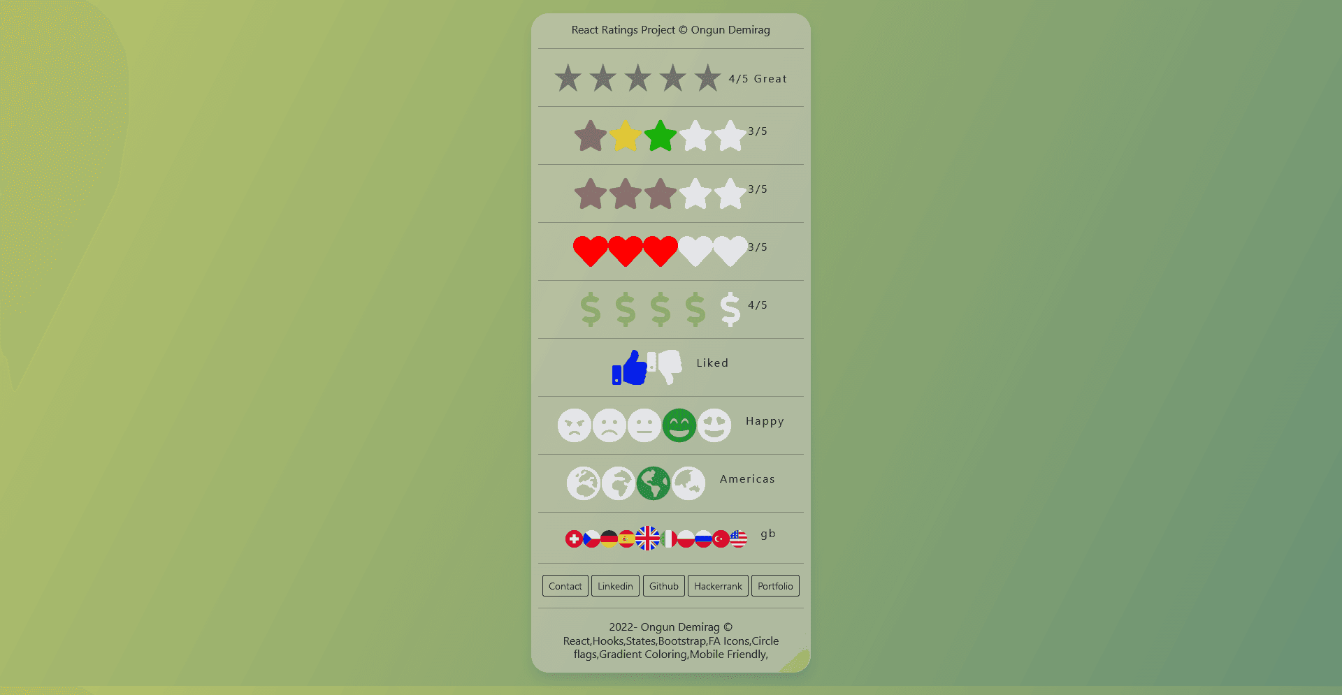 React Rating